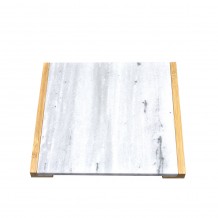 IBIZA ΔΙΣΚΟΣ ΣΕΡΒΙΡΙΣΜΑΤΟΣ ΛΕΥΚΟ ΜΑΡΜΑΡΟ BAMBOO 22x20cm c61621 IBIZA ΔΙΣΚΟΣ ΣΕΡΒΙΡΙΣΜΑΤΟΣ ΛΕΥΚΟ ΜΑΡΜΑΡΟ BAMBOO 22x20cm c61621