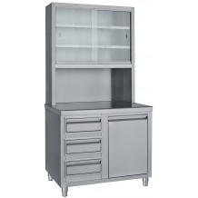 Ερμάριο με ποτηριέρα συρτάρια και αμπάρι ep100 82bf Ερμάριο με ποτηριέρα συρτάρια και αμπάρι ep100 82bf