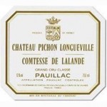 Ερυθρός οίνος chateau pichon lalande 2eme grand cru 2012 13ai