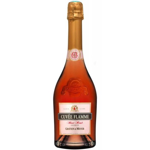 Αφρώδης οίνος ροζέ ξηρός gratien meyer cuvee flamme 19ai