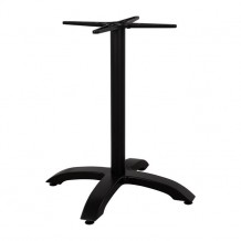 ΒΑΣΗ ΑΛΟΥΜΙΝΙΟΥ HM460 01 ΜΑΥΡΟ ΜΑΤ 66Χ66Χ73Υεκ ΜΕ ΣΤΑΥΡΟ 48Χ48εκ c70229