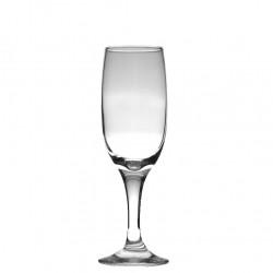 Σετ 6 γυάλινα ποτήρια κολωνάτα σαμπάνιας 19cl 5,8x18.8cm σειρά KOUROS c71191