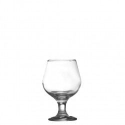 Σετ 12 γυάλινα ποτήρια κολωνάτα κονιάκ 24cl 8.2x11.6cm σειρά KOUROS c71192