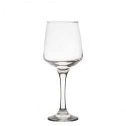 Σετ 12 γυάλινα ποτήρια κολωνάτα κρασιού 28cl 7.85x19cm σειρά KING c71469