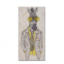MR ZEBRA ΔΙΑΚΟΣΜΗΤΙΚΟΣ ΠΙΝΑΚΑΣ ΚΙΤΡΙΝΟΣ 30x60x1 8cm c71766 MR ZEBRA ΔΙΑΚΟΣΜΗΤΙΚΟΣ ΠΙΝΑΚΑΣ ΚΙΤΡΙΝΟΣ 30x60x1 8cm c71766