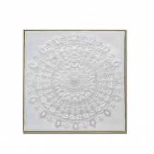 MANDALA ΔΙΑΚΟΣΜΗΤΙΚΟΣ ΠΙΝΑΚΑΣ ΜΕ ΧΡΥΣΗ ΚΟΡΝΙΖΑ 62x62x5cm c71794 MANDALA ΔΙΑΚΟΣΜΗΤΙΚΟΣ ΠΙΝΑΚΑΣ ΜΕ ΧΡΥΣΗ ΚΟΡΝΙΖΑ 62x62x5cm c71794
