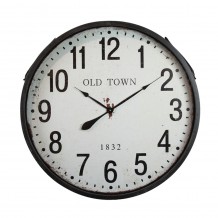 OLD TOWN ΡΟΛΟΙ ΤΟΙΧΟΥ ΑΣΠΡΟ ΜΑΥΡΟ Δ81xΥ10cm c73144