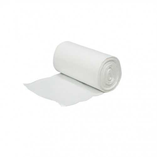 Σετ 4 Ρολά 100 τεμ σακούλες λευκές γραφείου τουαλέτας MINI 48x50cm c73324
