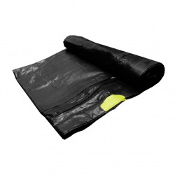 Ρολό 10 τεμ σακούλες σκουπιδιών μαύρες χαρτοπλάστ με κορδόνι 70x95cm c73329