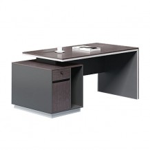 ΓΡΑΦΕΙΟ ΕΠΑΓΓΕΛΜΑΤΙΚΟ ΜΕ ΑΡΙΣΤΕΡΟ ΝΤΟΥΛΑΠΙ ROSEWOOD HM2087L 160X80X76Υ εκ c73774