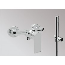 Μπαταρία ντουζιέρας με στήριγμα ντούς χρώμιο xs 8cls