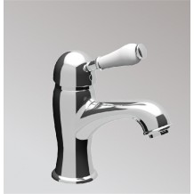 Μπαταρία νιπτήρα ab με κεραμική λαβή χρώμιο tiffany 36cls