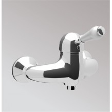 Μπαταρία ντουζιέρας με στήριγμα ντούς κεραμική λαβή χρώμιο tiffany 36cls