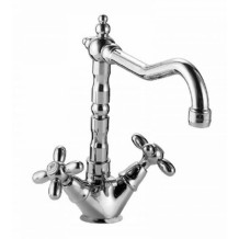 Μπαταρία νεροχύτη χρώμιο daisy cromo 254cls