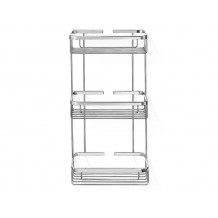 Παραλληλόγραμμη θήκη τριπλή chrome 153s